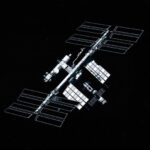 Humankind - a space station in the middle of the night