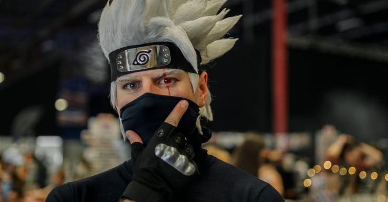 Fan Conventions - Young Man in a Cosplay at a Fan Convention